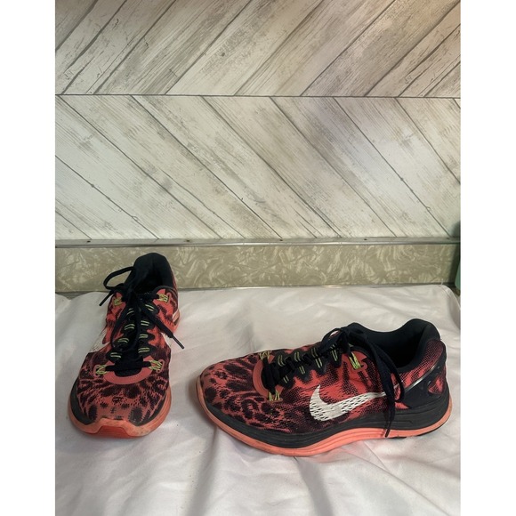 Nike Other - Nike Lunarglide 5 Mens Size 8.5 Shoes Sneakers Atomic Red